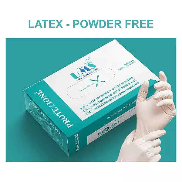 PROTEZIONE Powder Free Medical Latex Examination Gloves