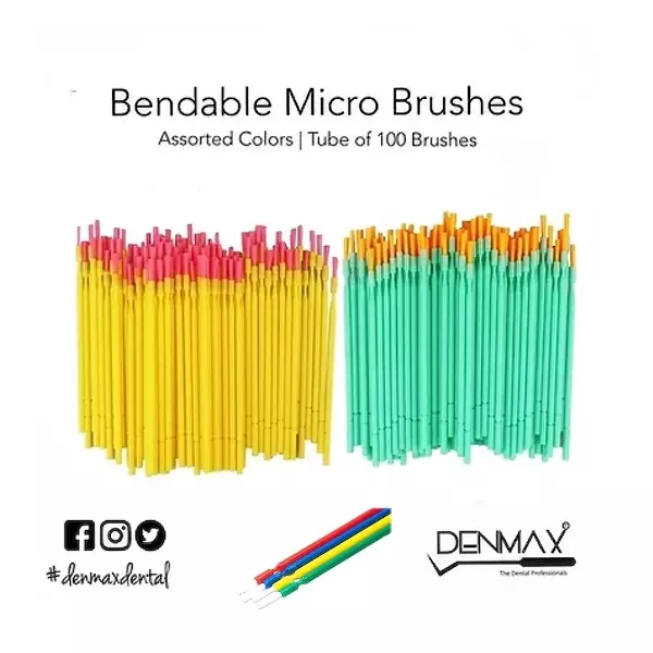 DENMAX Micro Brush Bendable - 100pcs