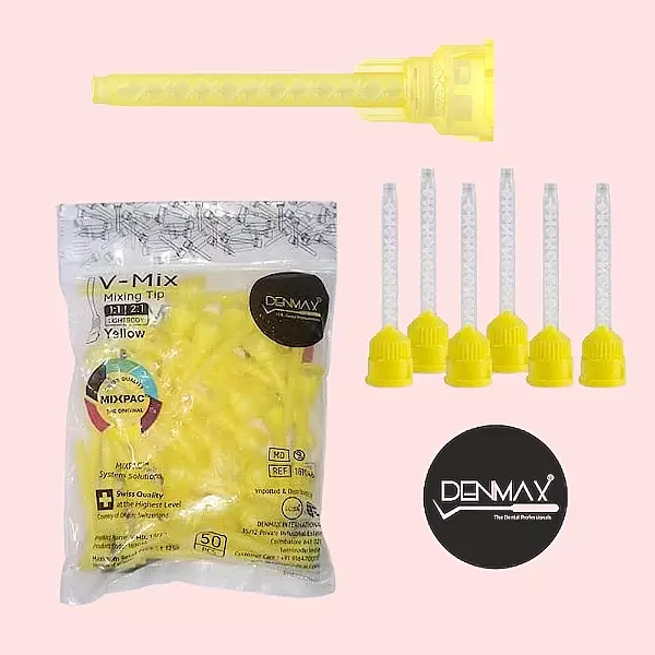 DENMAX MixPac Light Body Tips, V-Mix, 50pcs