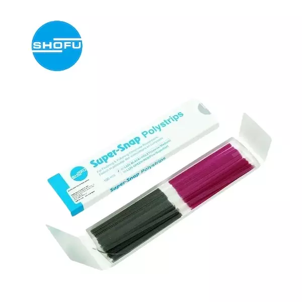 SHOFU Super Snap Polystrips Black and Violet