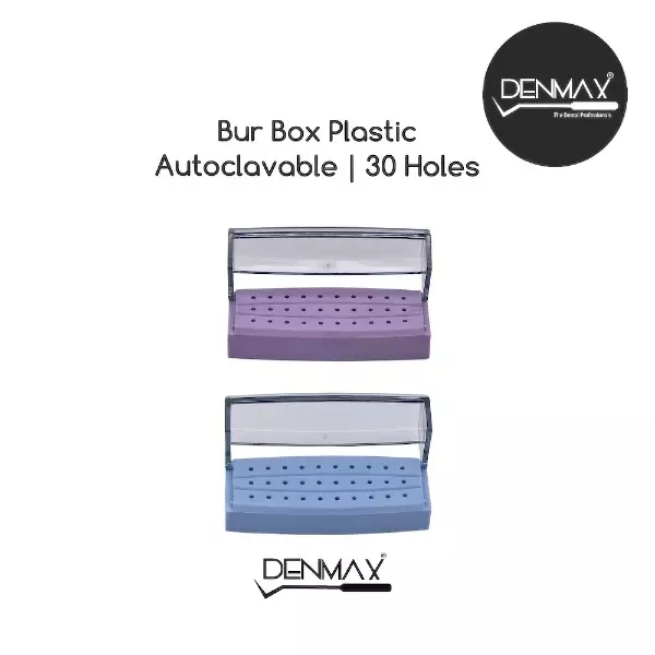 DENMAX Bur Holder, Plastic Autoclavable, 30 Holes (BRH006)