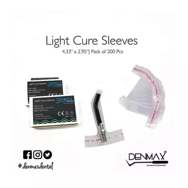 DENMAX Light Cure Sleeves, 200pcs per Box