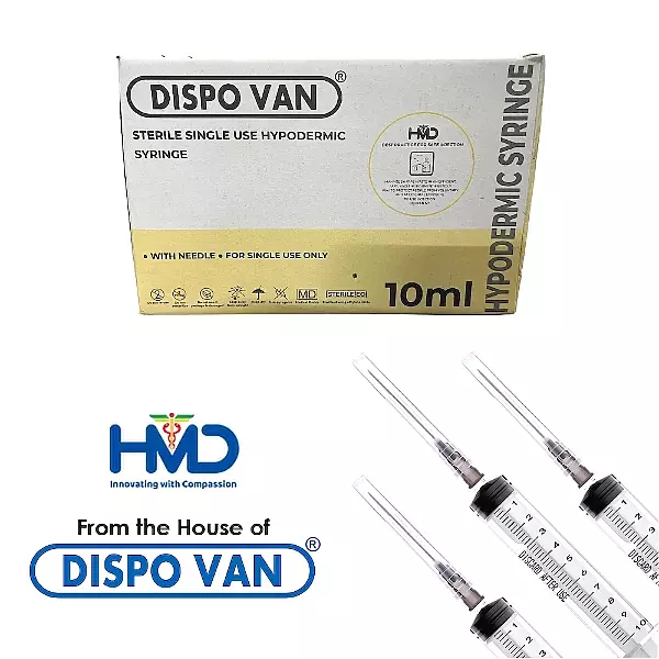 DISPOVAN Syringe- 10ml LM (21G x 1-1/2") - Pack of 50