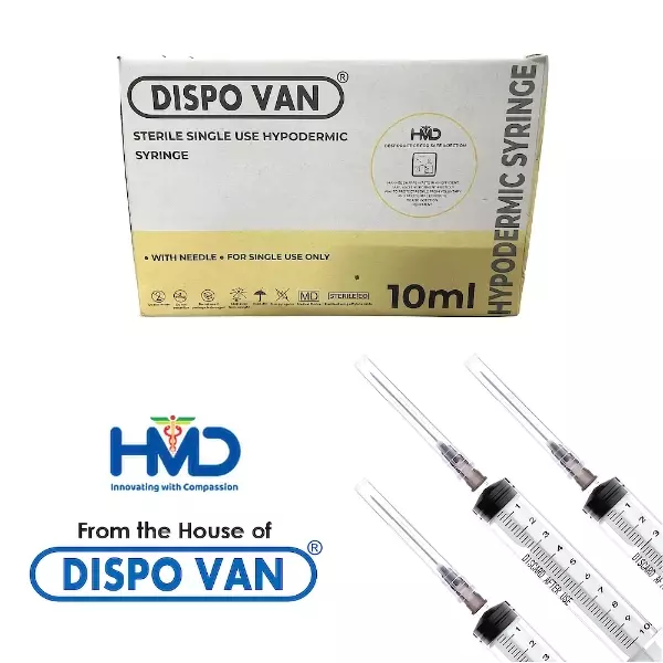DISPOVAN Syringe- 10ml LM (21G x 1-1/2") - Pack of 50