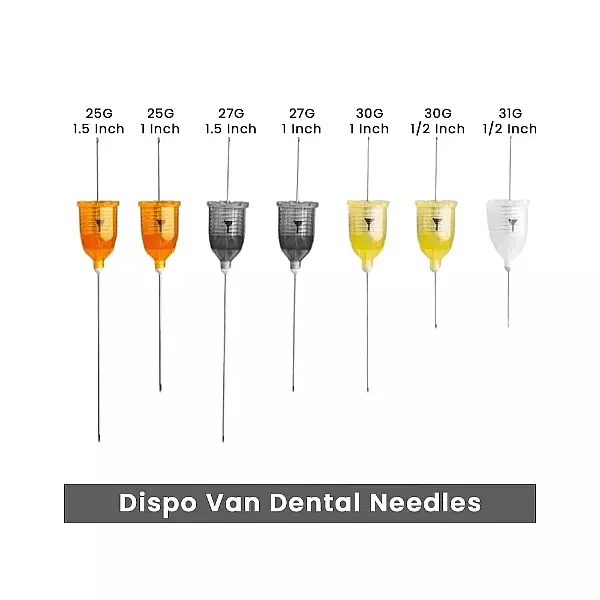 DISPOVAN Dental Needle- 27G x 1" (25mm)