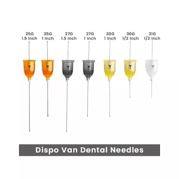 DISPOVAN Dental Needle- 27G x 1" (25mm)