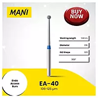 MANI Rotary Diamond Burs - Standard - EA40