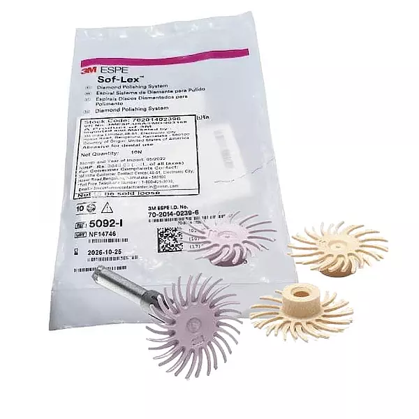 3M Sof-Lex Polishing Spiral Assorted 10pc (5092-I)