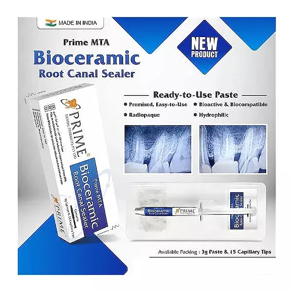 PRIME MTA Bioceramic Root Canal Sealer, 3gm