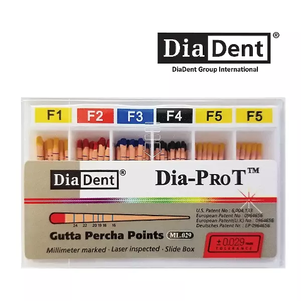 DIADENT GP Points - ProTaper F1, 60/pk