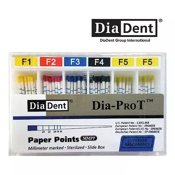 DIADENT Paper Points- Pro- (.04)/20 (100pk)