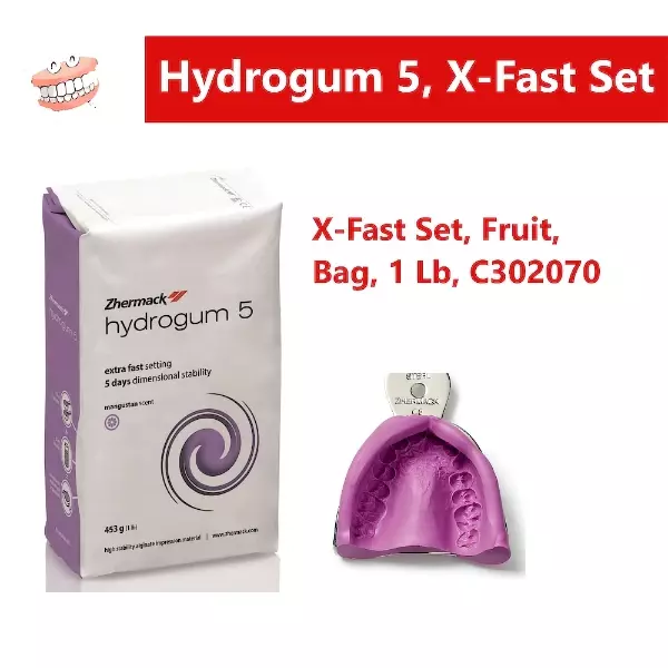 ZHERMAC Hydrogum 5 Extra Fast Set, 1 Bag 453g