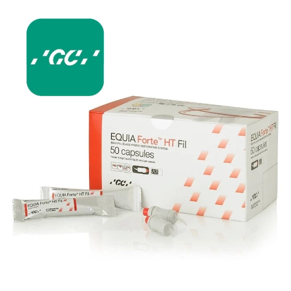 GC Equia Forte HT Fill- 50 Capsules- Shade A3